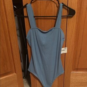Women's Blue American Eagle Bodysuit
